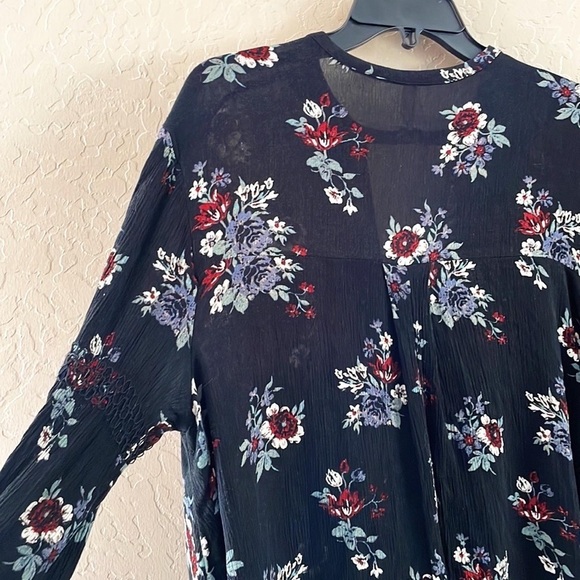Free People ‘Snap On’ Floral Mini/ Tunic‎ Dress - Picture 7 of 10
